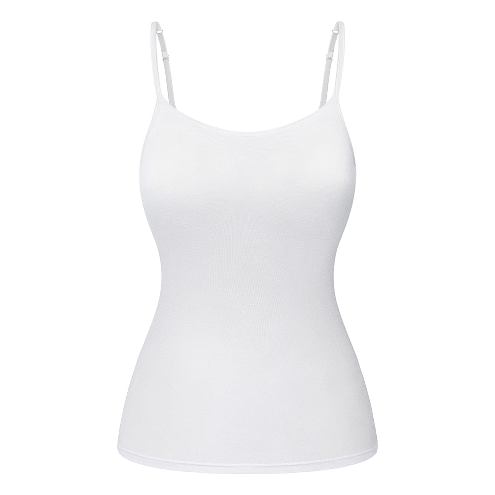 Women's Cotton Camisole with Adjustable Bra