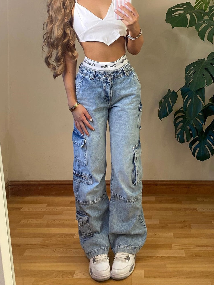 Aesthetic Vintage Cargo Women's Pants