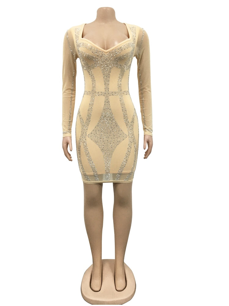 Women's Long Sleeve Mini Dresses