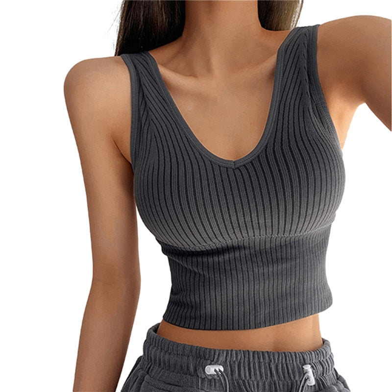 Women's Vertical Stripe Tank Tops