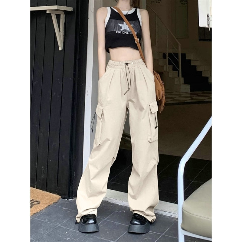 Vintage Chic Cargo Trousers