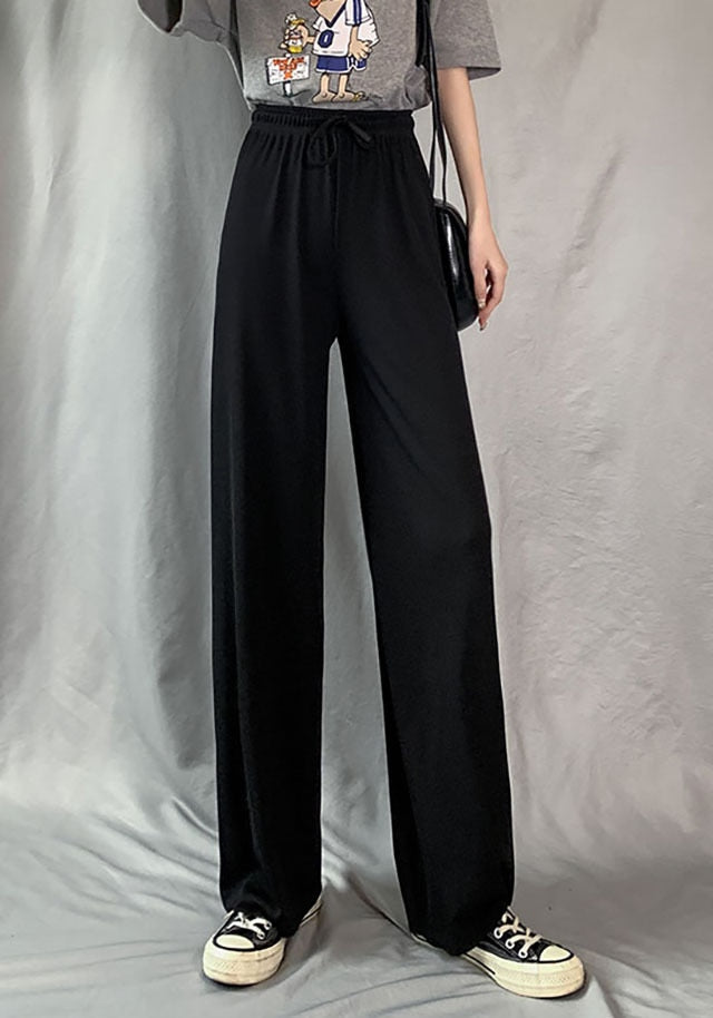 Casual Loose Black Pants